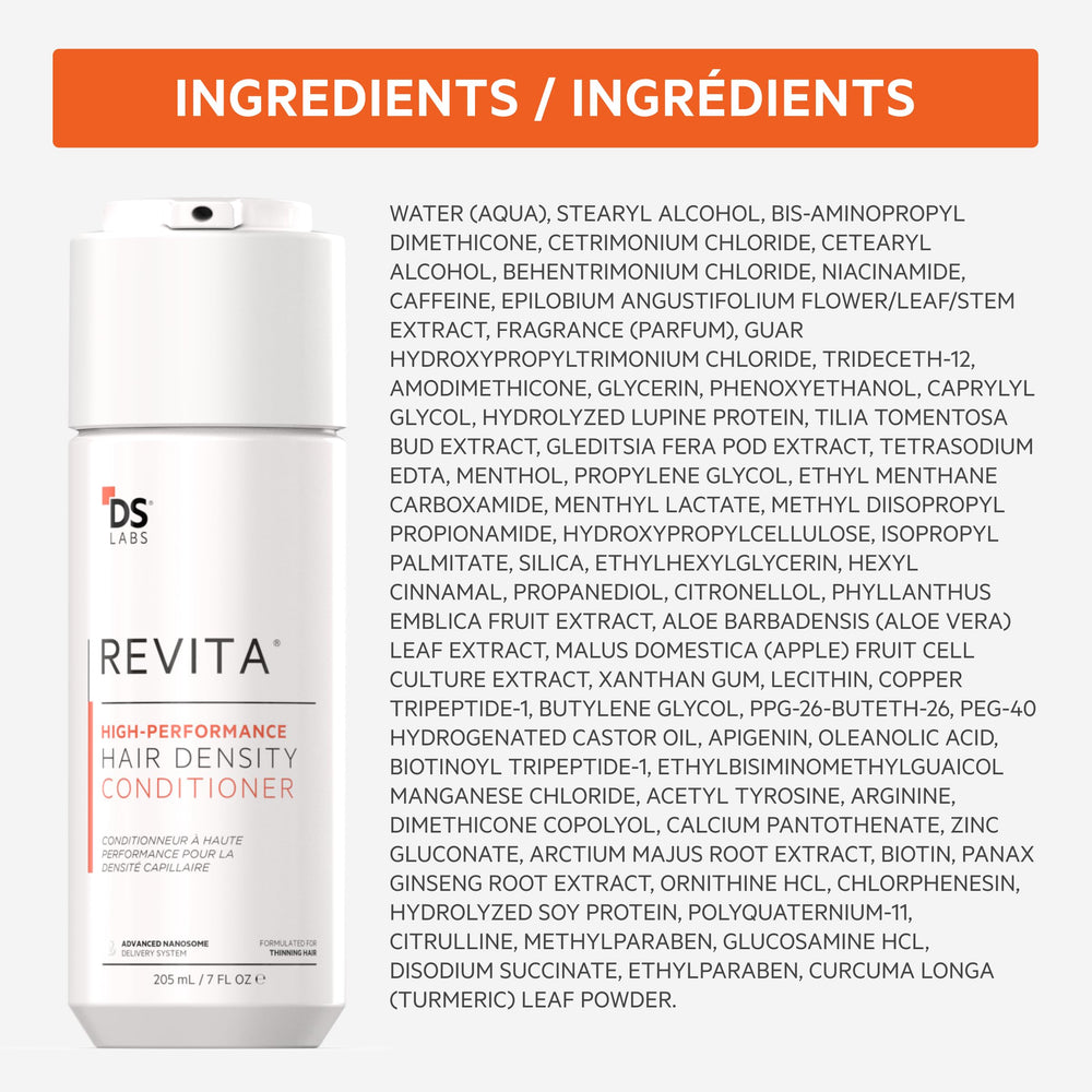 ds labs Revita producto en baño moderno sugiriendo uso diario