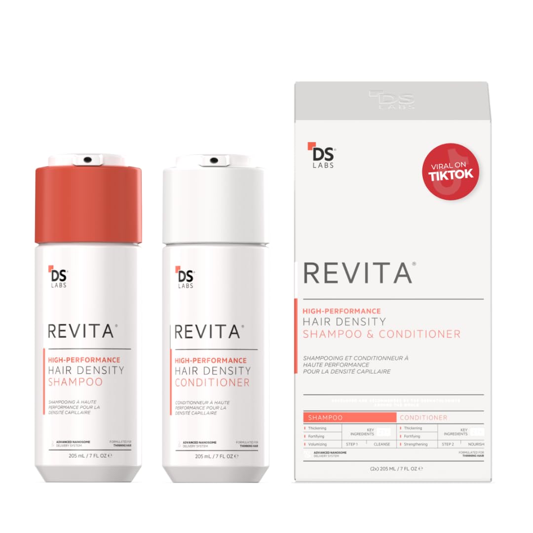 ds labs envase frontal Revita mostrando diseño y beneficio densidad