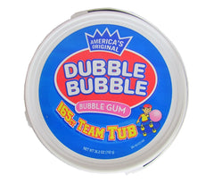 Dubble Bubble primer plano de pieza mostrando textura y elasticidad