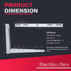 DuctlessAire detalle del acero con pintura en polvo para mayor resistencia
