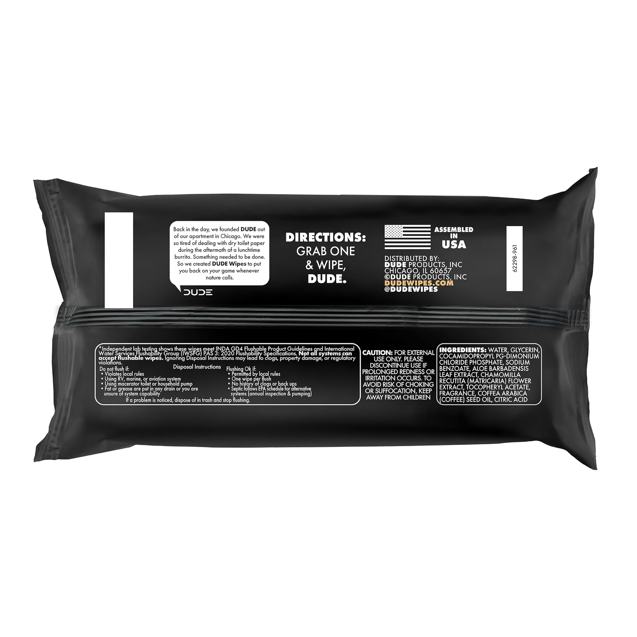 DUDE Wipes ambiente matutino con taza de café para transmitir aroma energizante