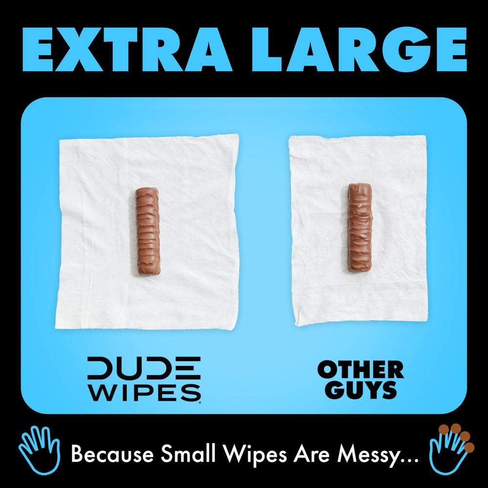 DUDE Wipes etiqueta de ingredientes destacando aloe y vitamina E
