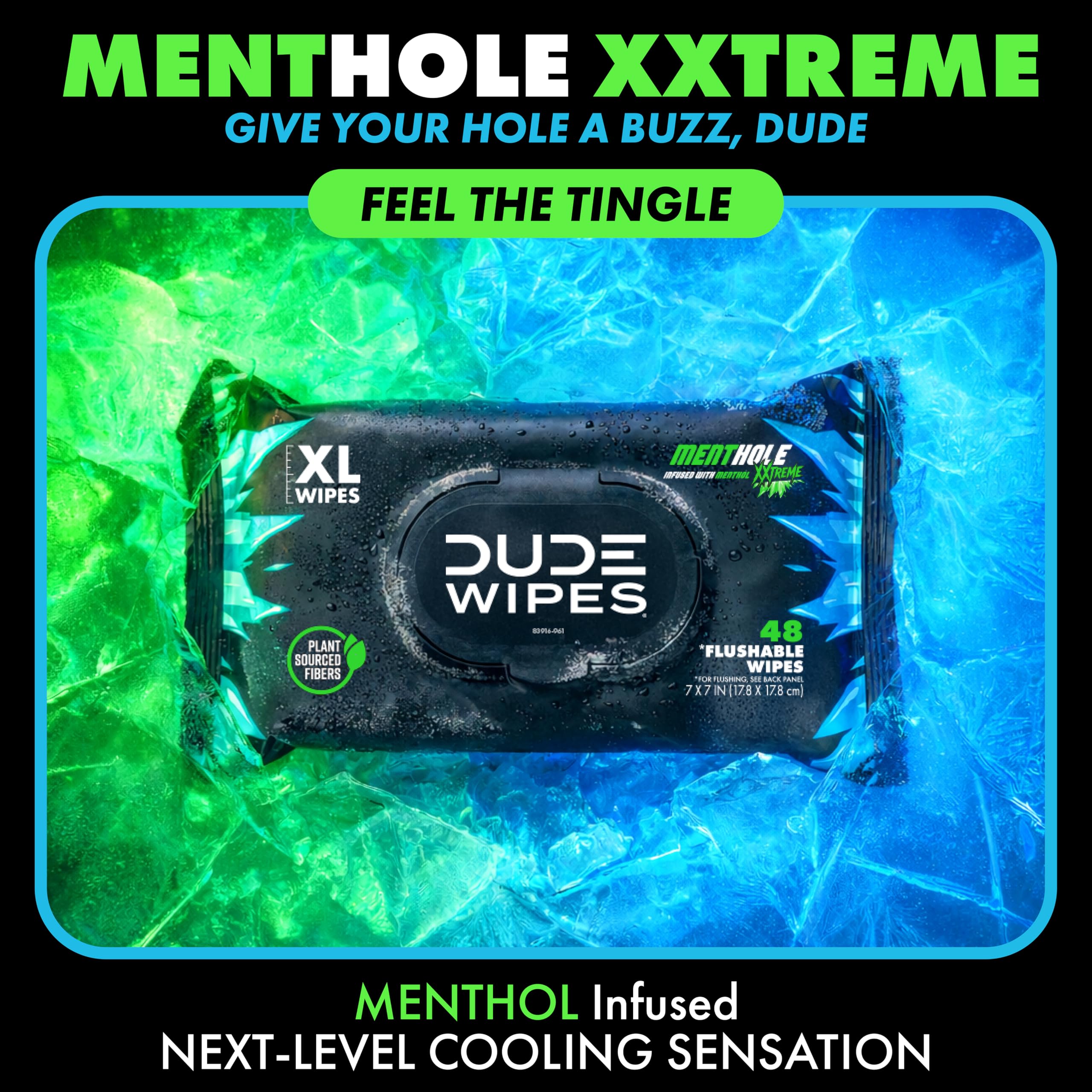 DUDE Wipes detalle de la textura y fibras para limpieza efectiva y suave
