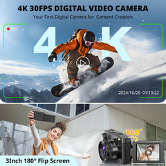 Duluvulu pantalla IPS 180° desplegada ideal para selfies y vlogging