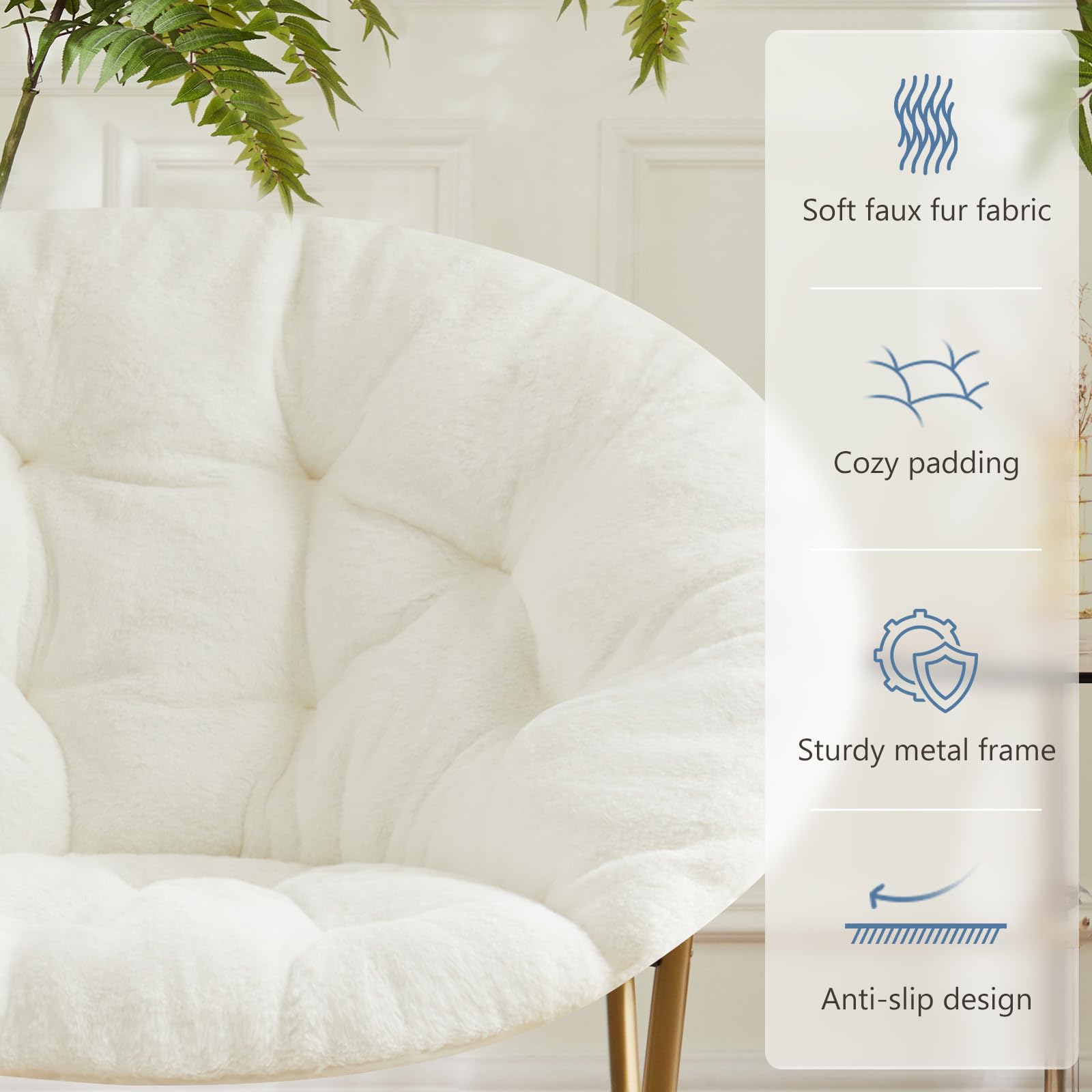DUMOS vista superior del asiento profundo que permite estirarse