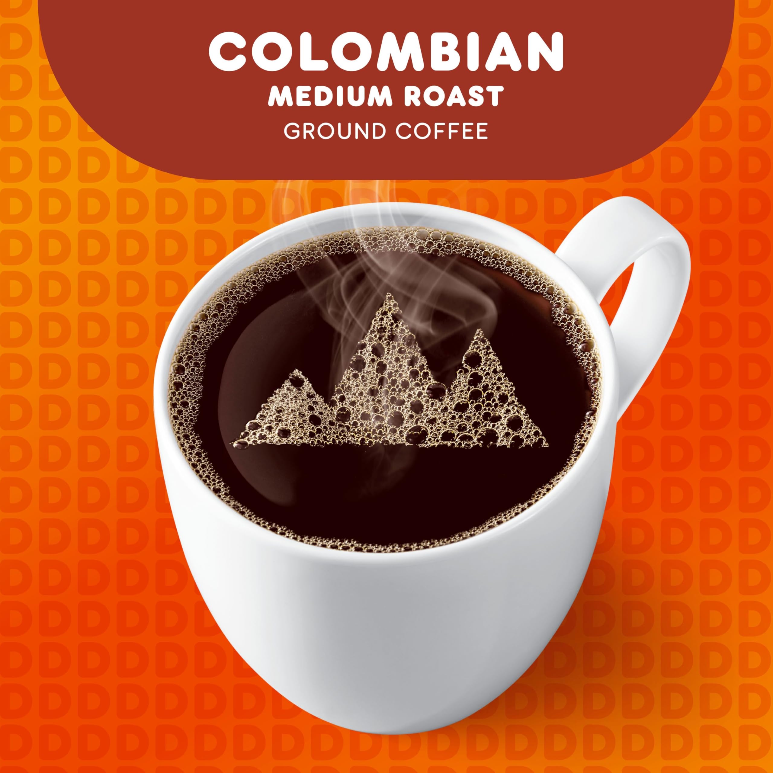 dunkin' comparación de tamaño de cápsula en mano, compatible con Keurig y fácil uso