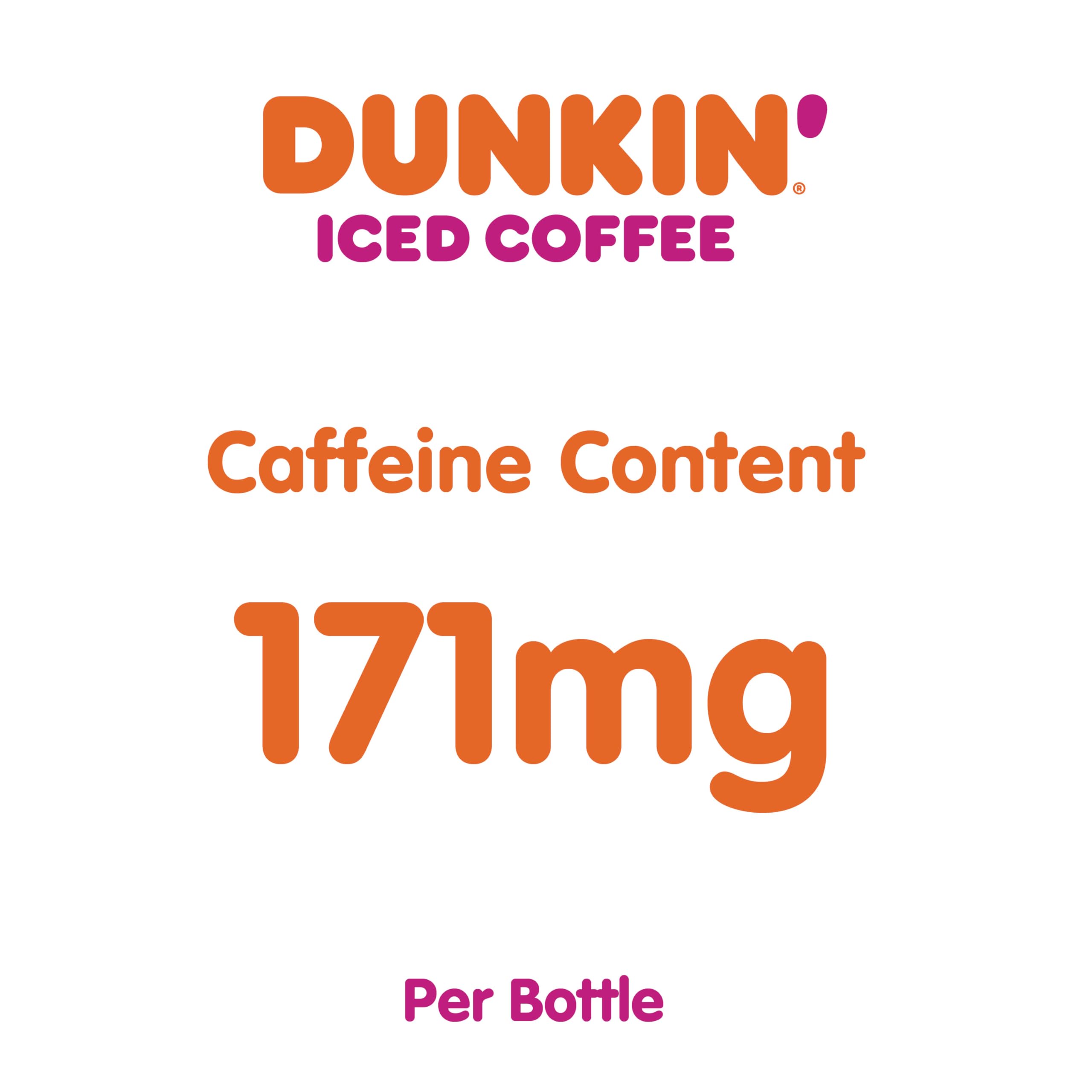 Dunkin' detalle de etiqueta con información nutricional visible y confianza