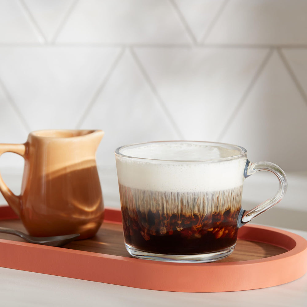 Dunkin' muestra del café molido ilustrando textura y aroma
