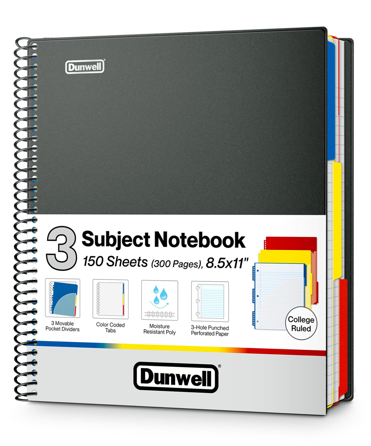 Dunwell portada negra frontal mostrando protección y apariencia profesional