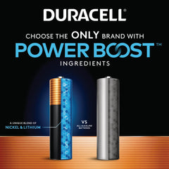 Duracell Coppertop AA primer plano del terminal con vista de calidad