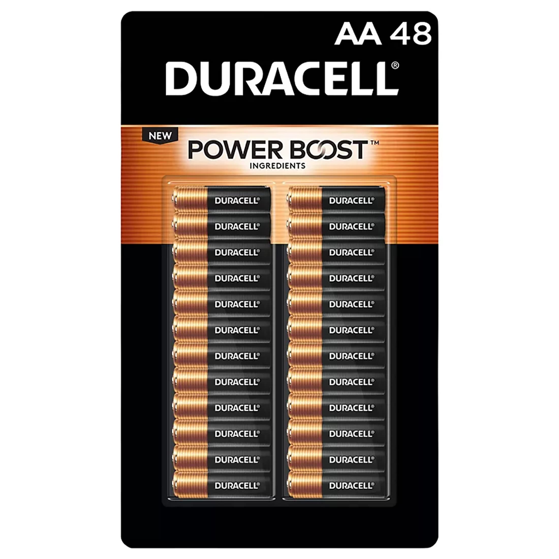 Duracell Coppertop frontal del pack mostrando cantidad y ahorro