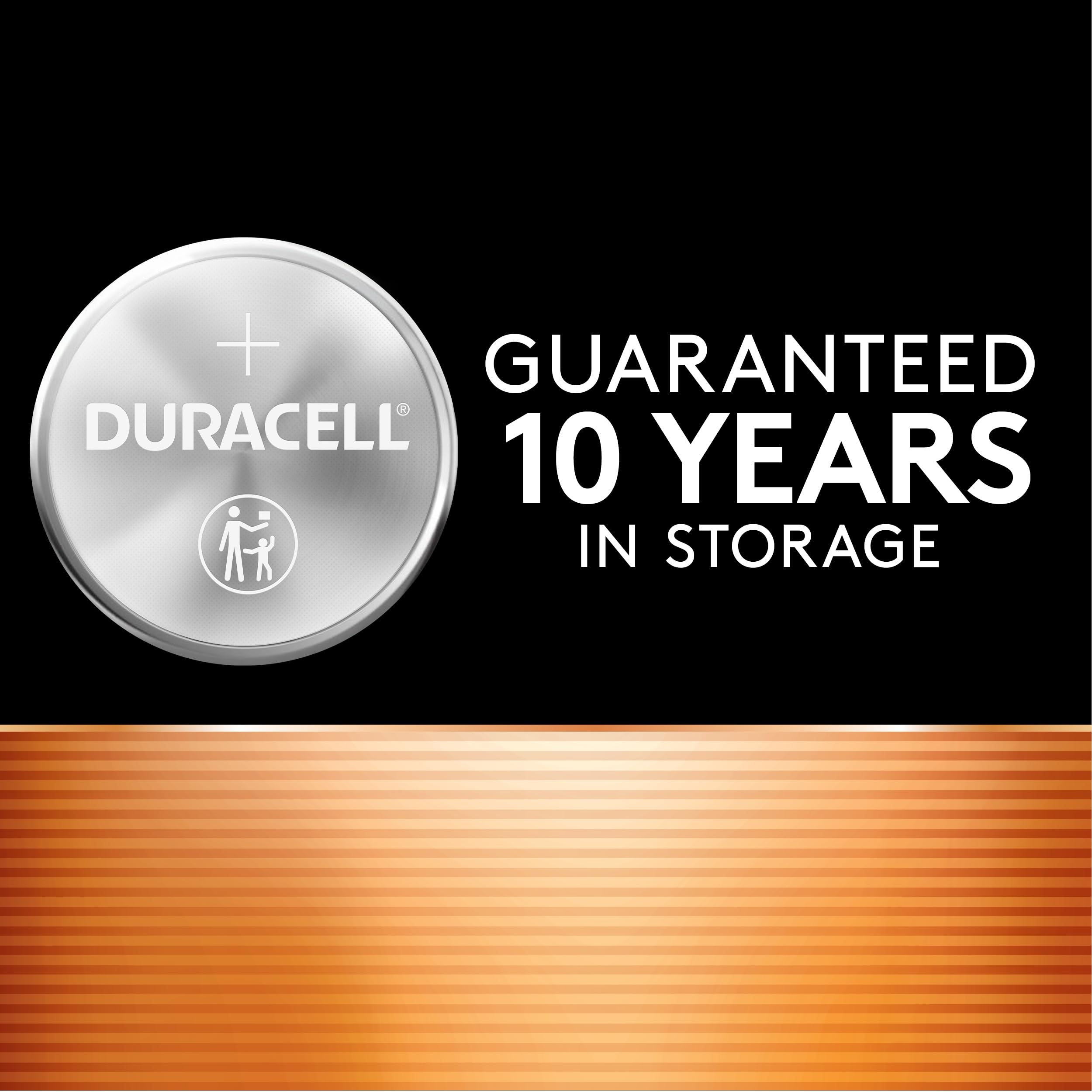 Duracell CR2032 six-pack laid out to show quantity and shelf-ready organization