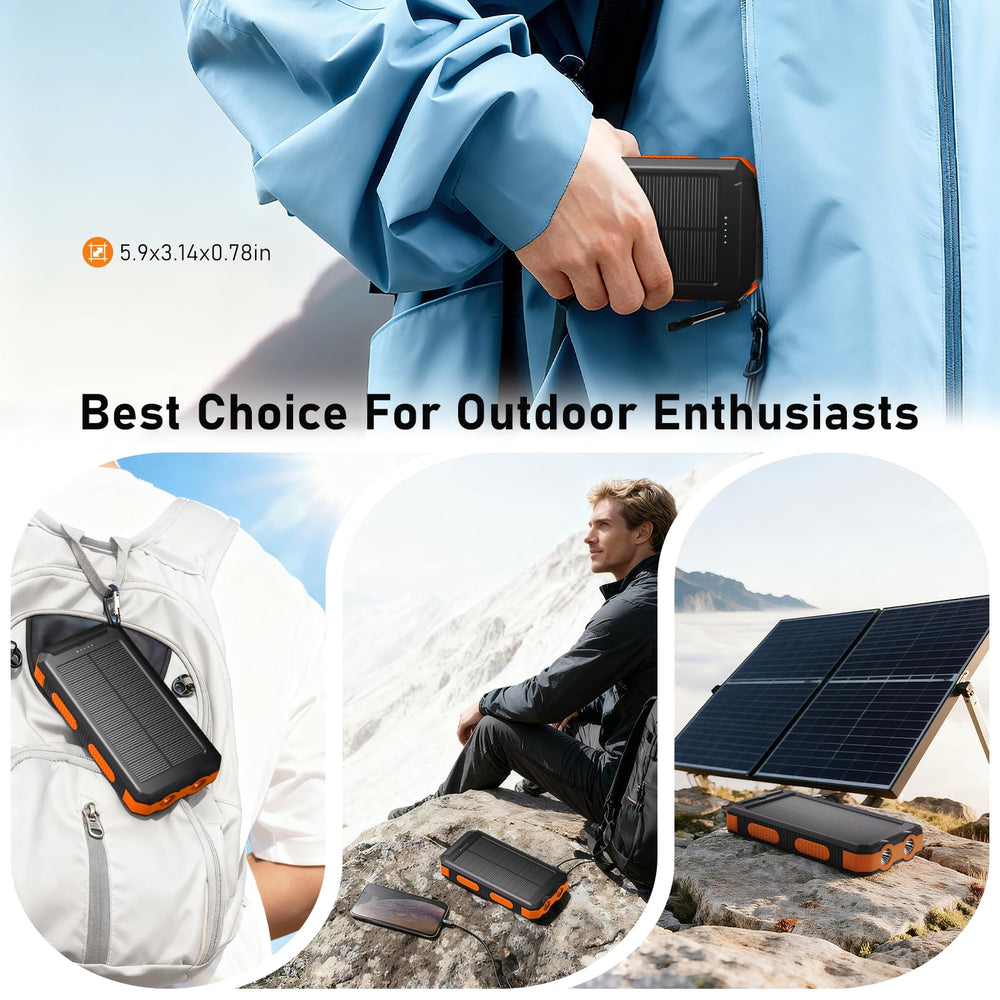 Durecopow carabiner and compass accessory detail, practical hands-free and directional aid