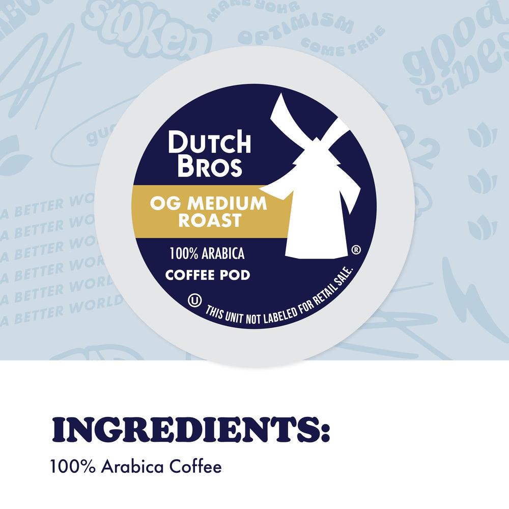 Dutch Bros caja abierta con cápsulas listas para uso