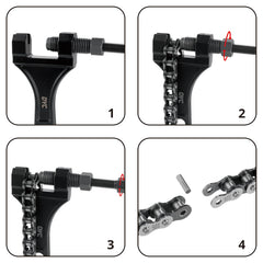 DYCTAHO cadena 420 montada en mini bike mostrando ajuste y compatibilidad
