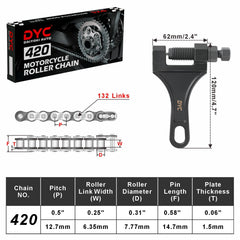DYCTAHO cinco master links con extractor facilitando cortes y reparaciones