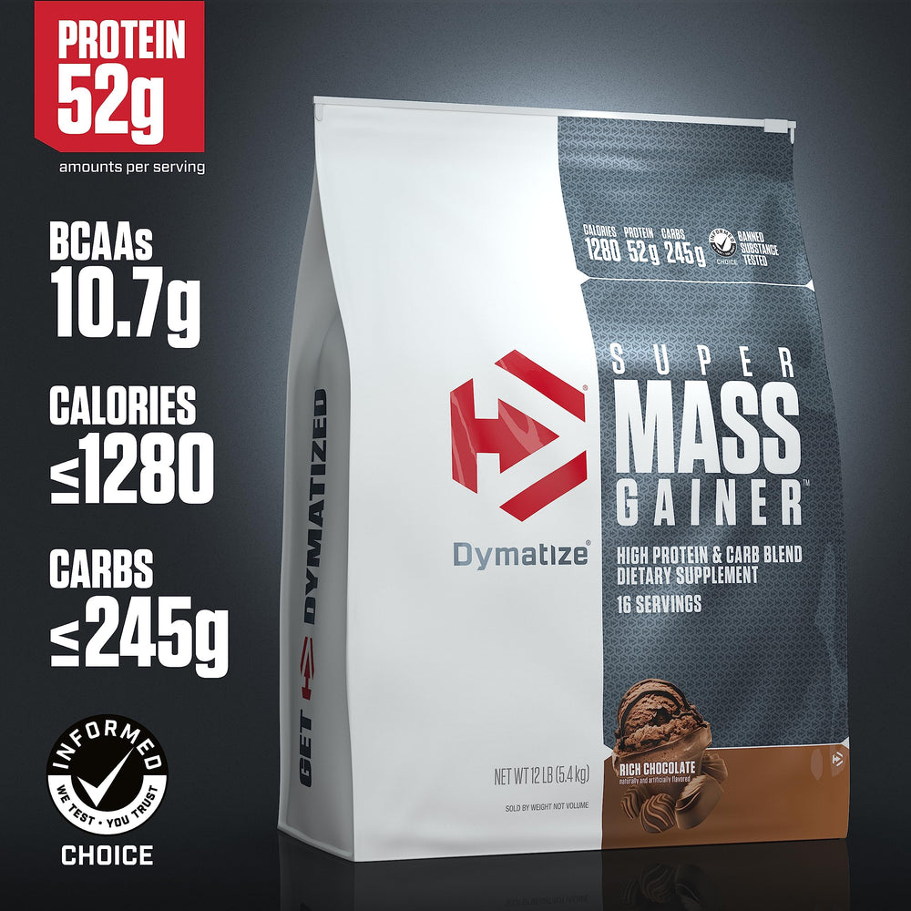 Dymatize cucharada de polvo mostrando textura y densidad calórica para mezclar