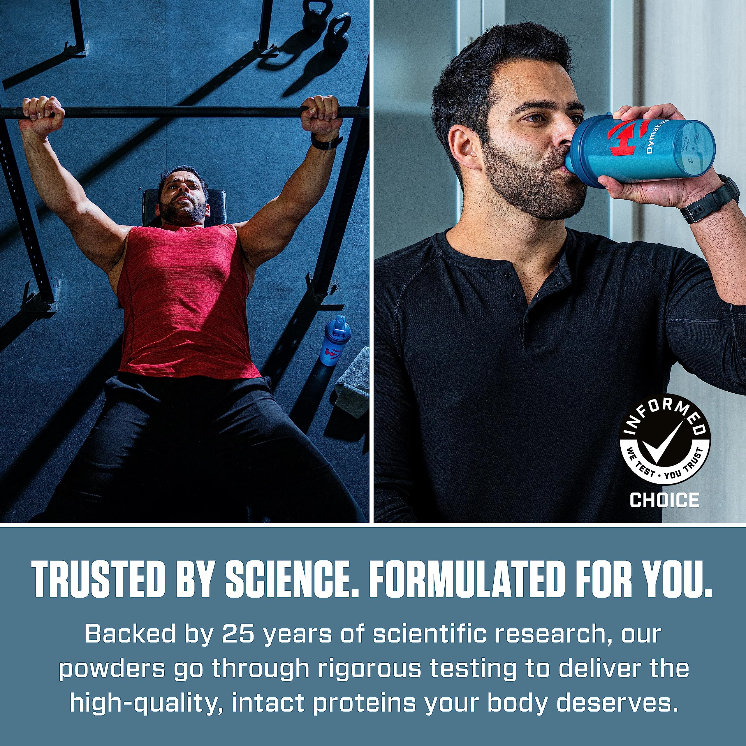 Dymatize batido en mesa de desayuno para integrar en comidas diarias