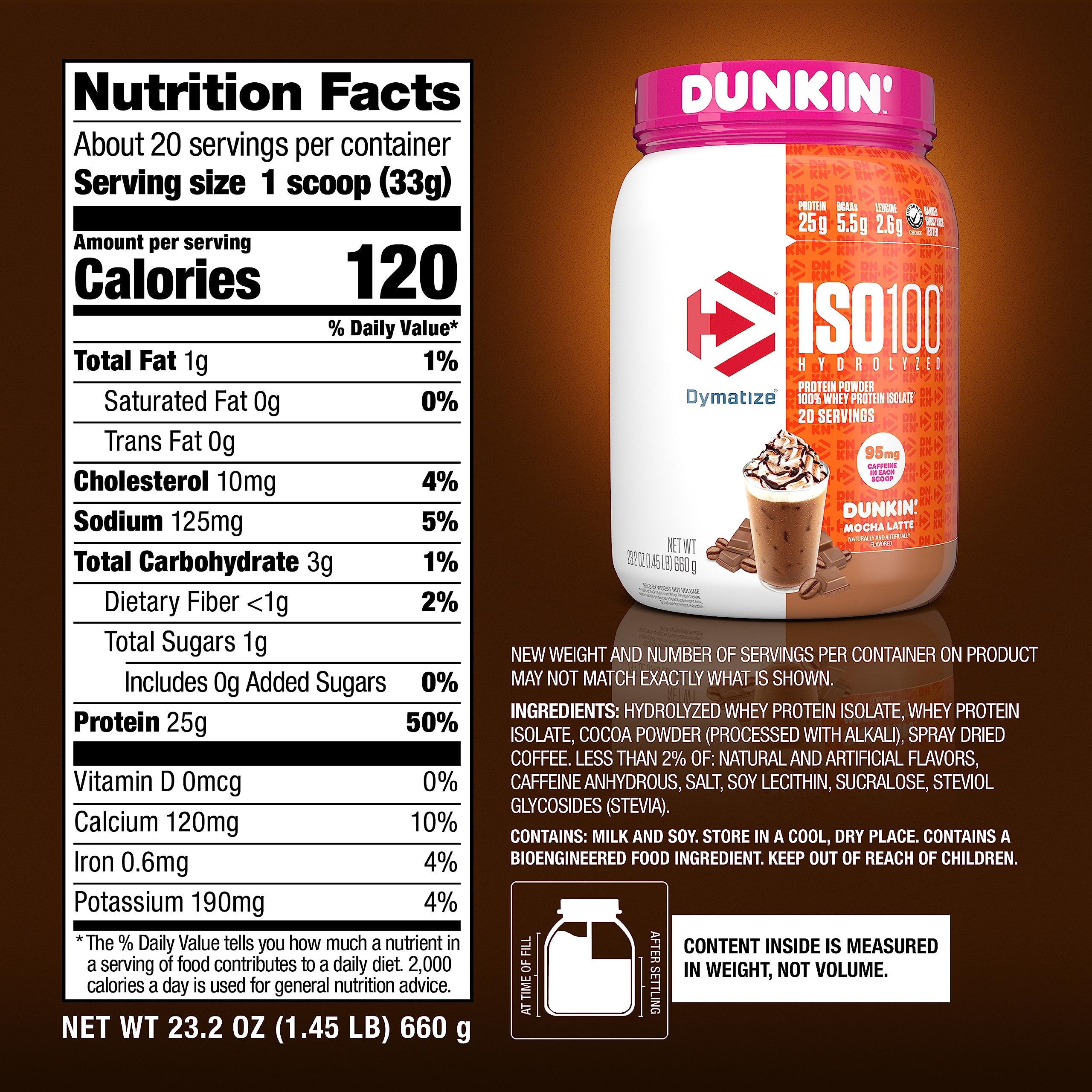 Dymatize etiqueta nutricional, transparencia en ingredientes y macros
