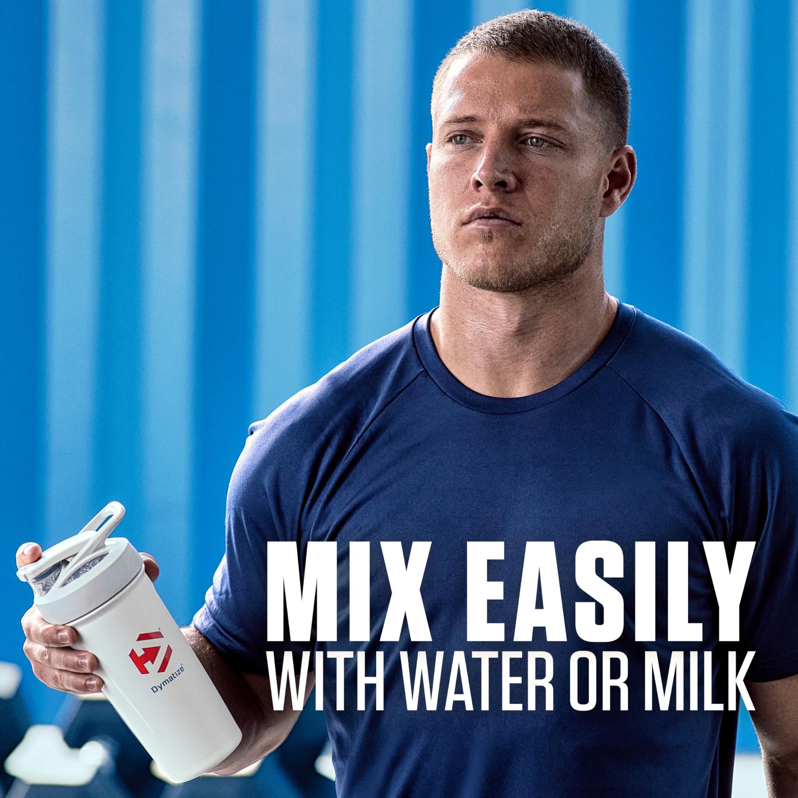 Dymatize ISO100 etiqueta nutricional legible que muestra bajo azúcar y calorías para decisiones claras