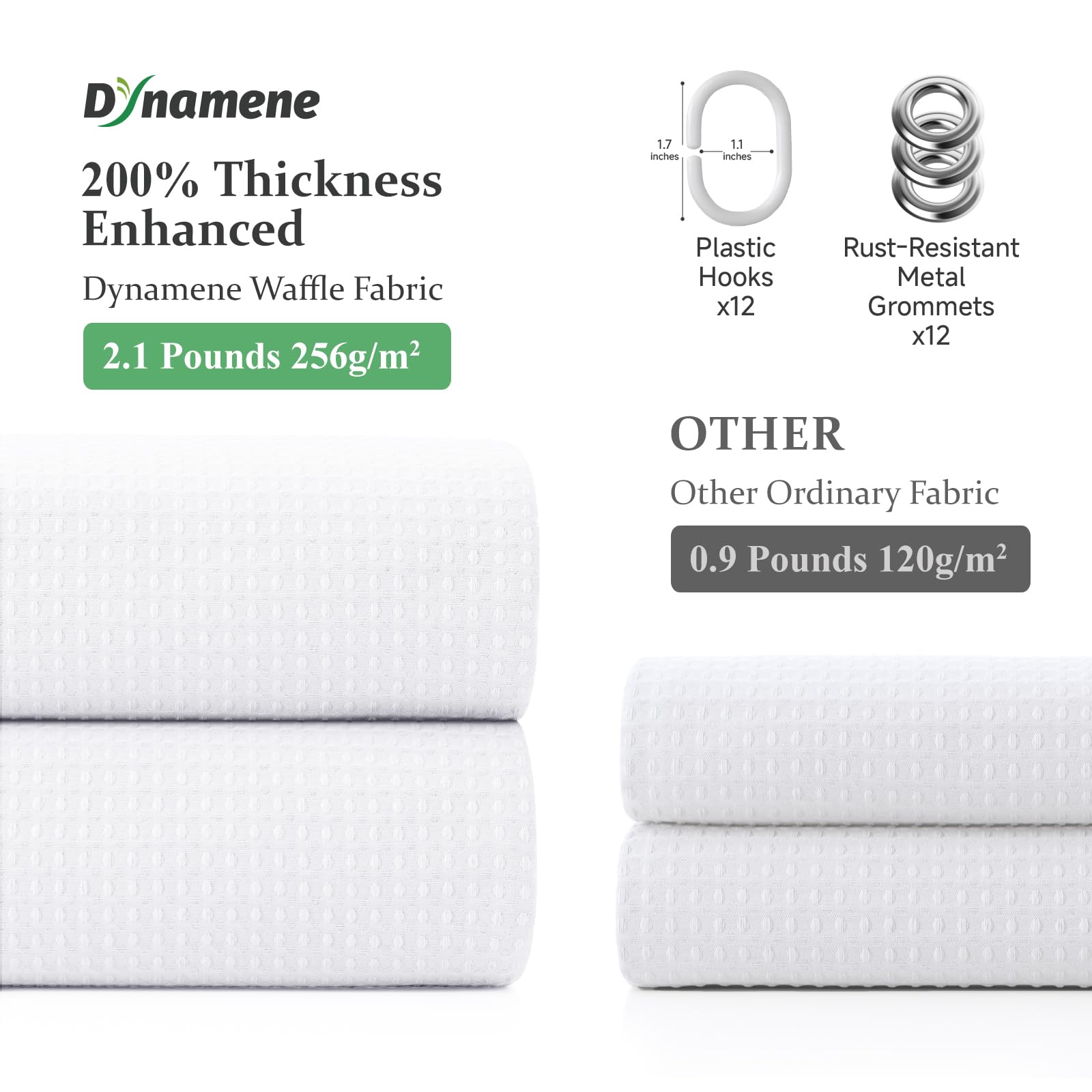 Dynamene dobladillo con peso para caída estable y sin billowing