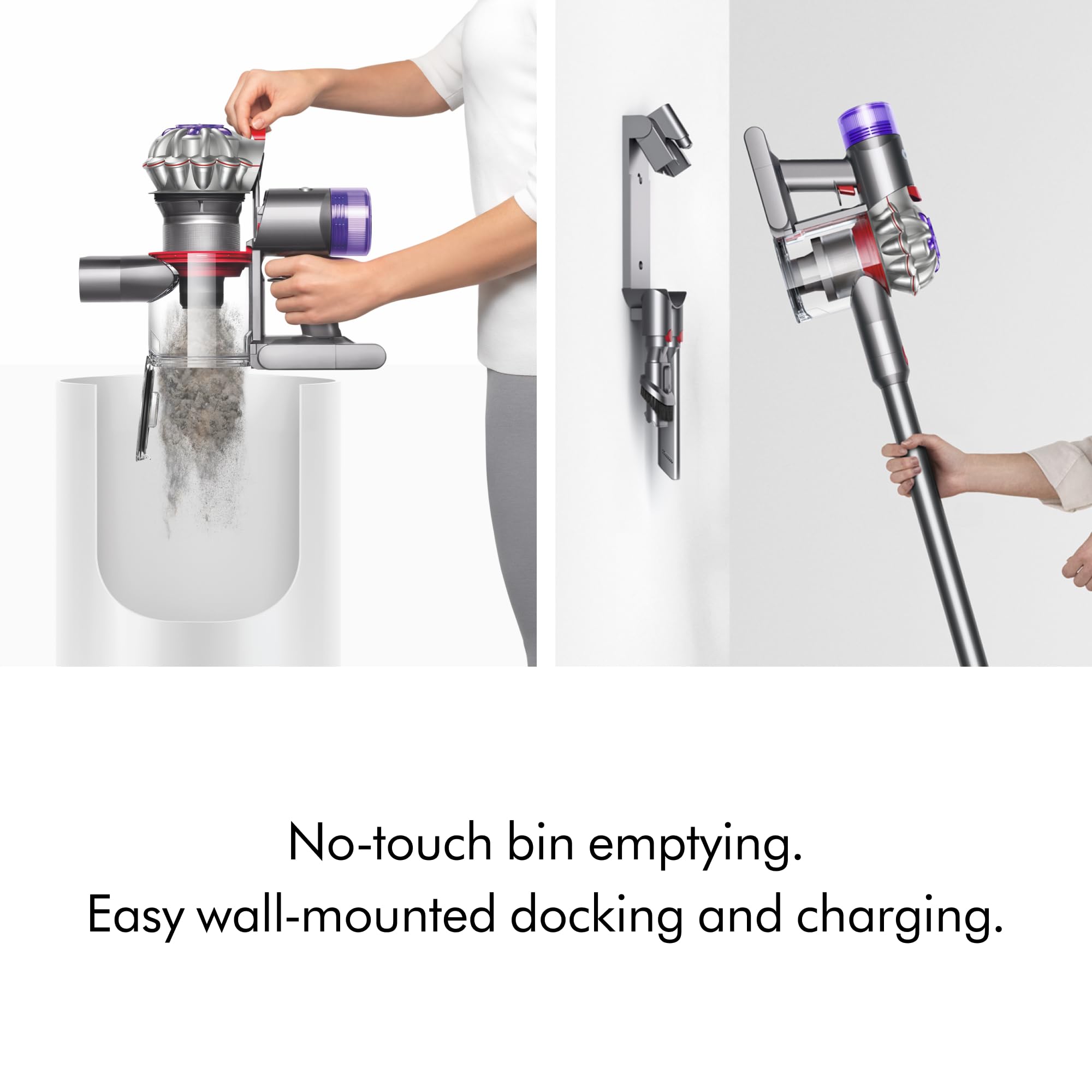 Dyson V8 Plus estación mural y cargador para almacenamiento ordenado