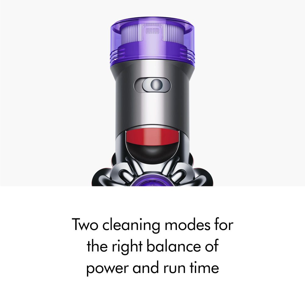 Dyson V8 Plus vaciado de depósito higiénico sin contacto con el polvo