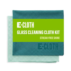 E-Cloth kit frontal con paños para limpieza de ventanas y vidrio, ahorro y sostenibilidad