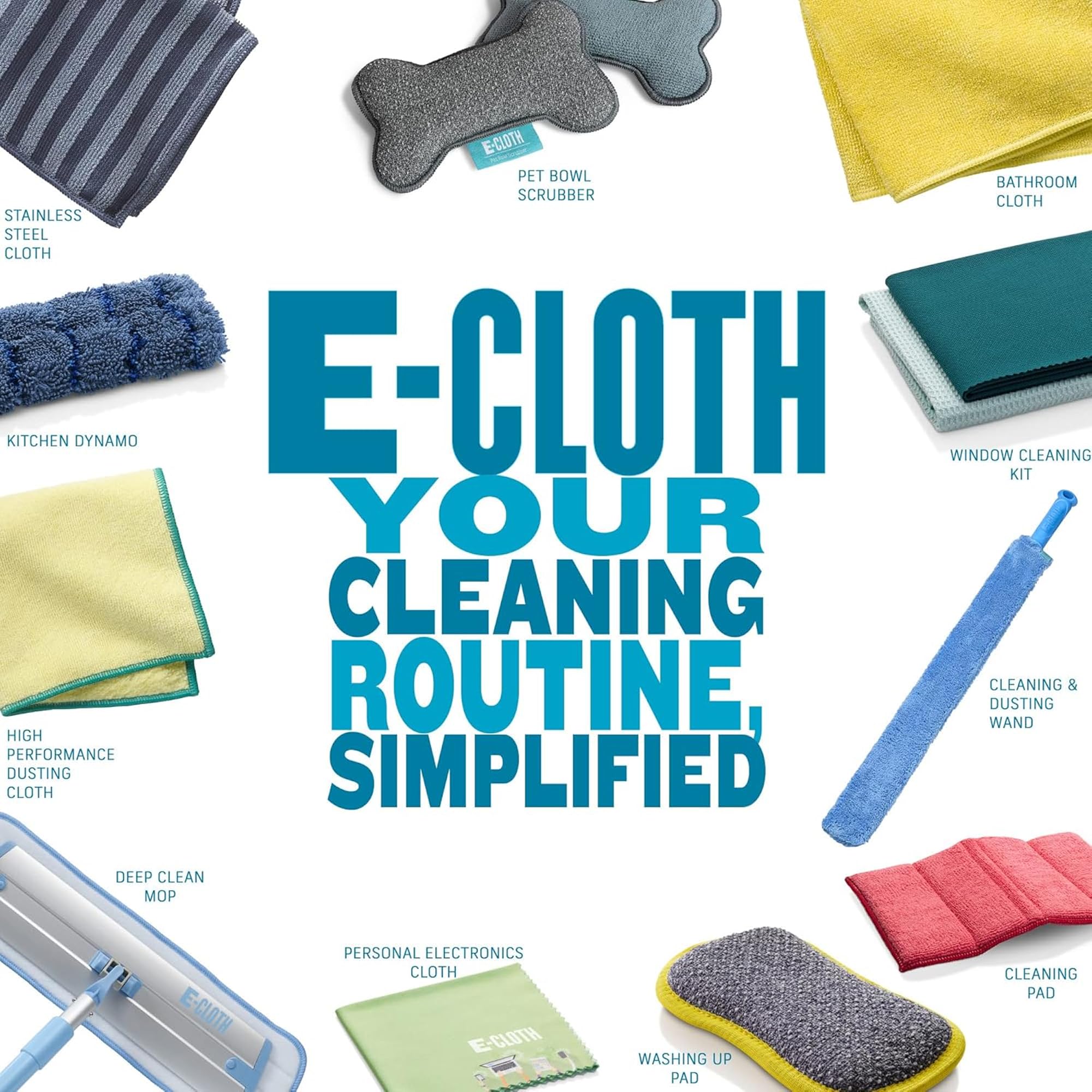 E-Cloth limpiando cristal de coche para visibilidad y menos reflejos