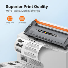 E-Z Ink cartucho TN660 instalado en impresora para reemplazo fácil