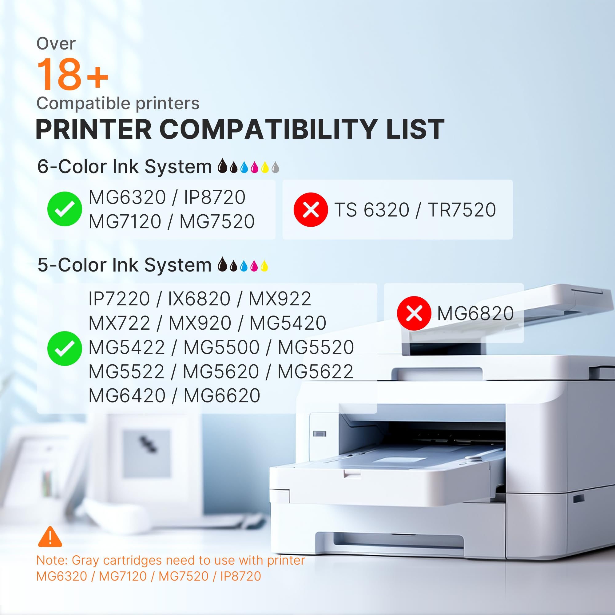 E-Z Ink cartuchos alineados para mostrar variedad de colores y reemplazo inmediato