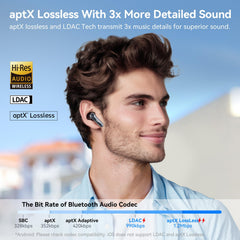 EarFun Air Pro 4 auriculares en uso durante ejercicio con cancelación activa