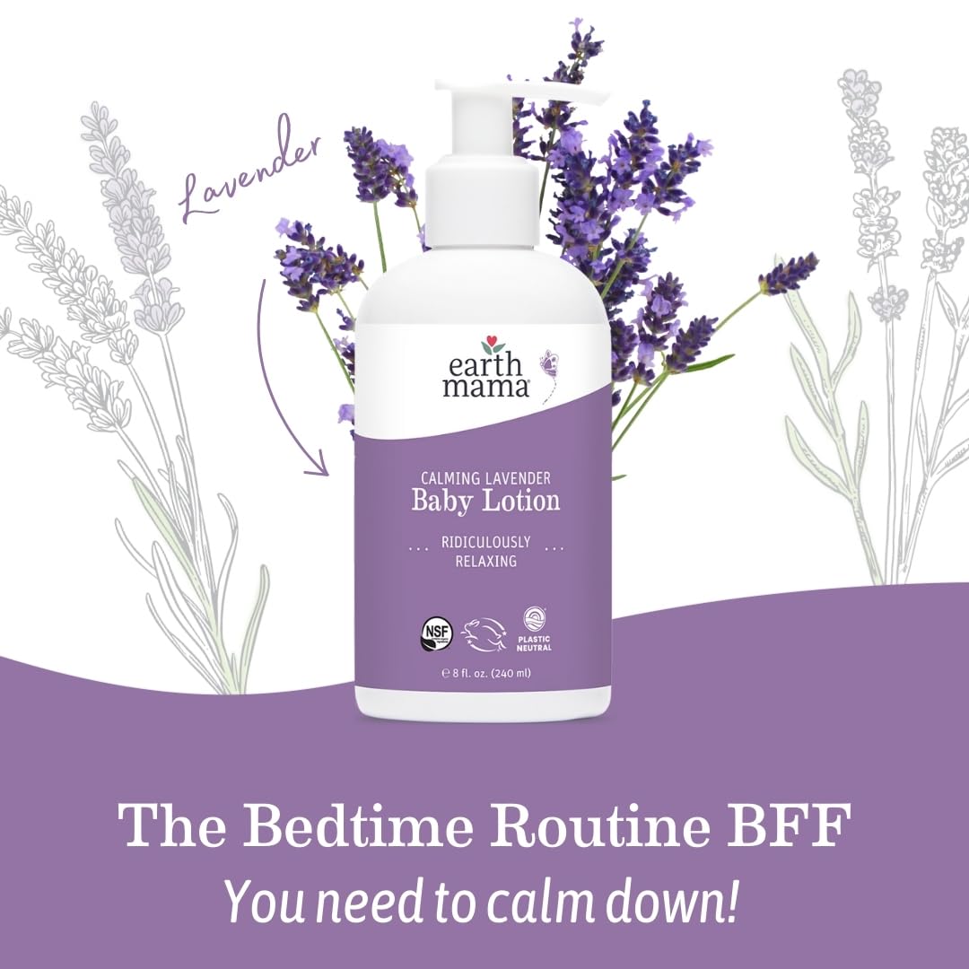 Earth Mama ambiente lavanda relajante para rutina nocturna