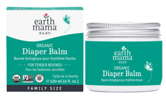 Earth Mama front tub showing brand and clean packaging, promotes trust