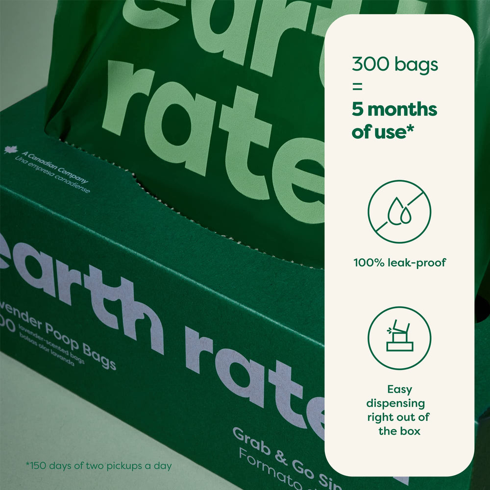 Earth Rated empaque con fragancia lavanda, neutraliza olores suaves