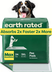 Earth Rated paquete frontal 3XL mostrando cantidad y formato, conveniencia visible