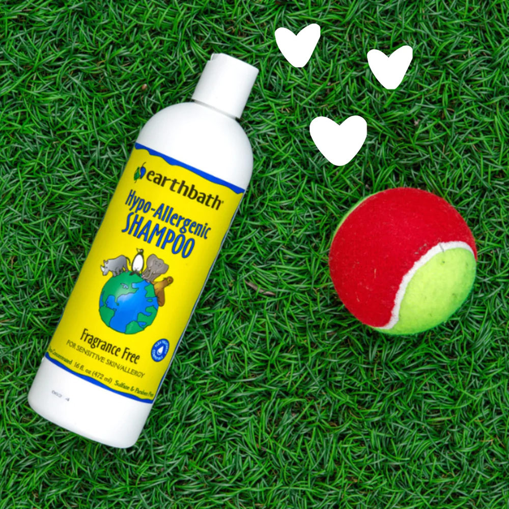 earthbath frasco junto a regla para comparar tamaño exacto