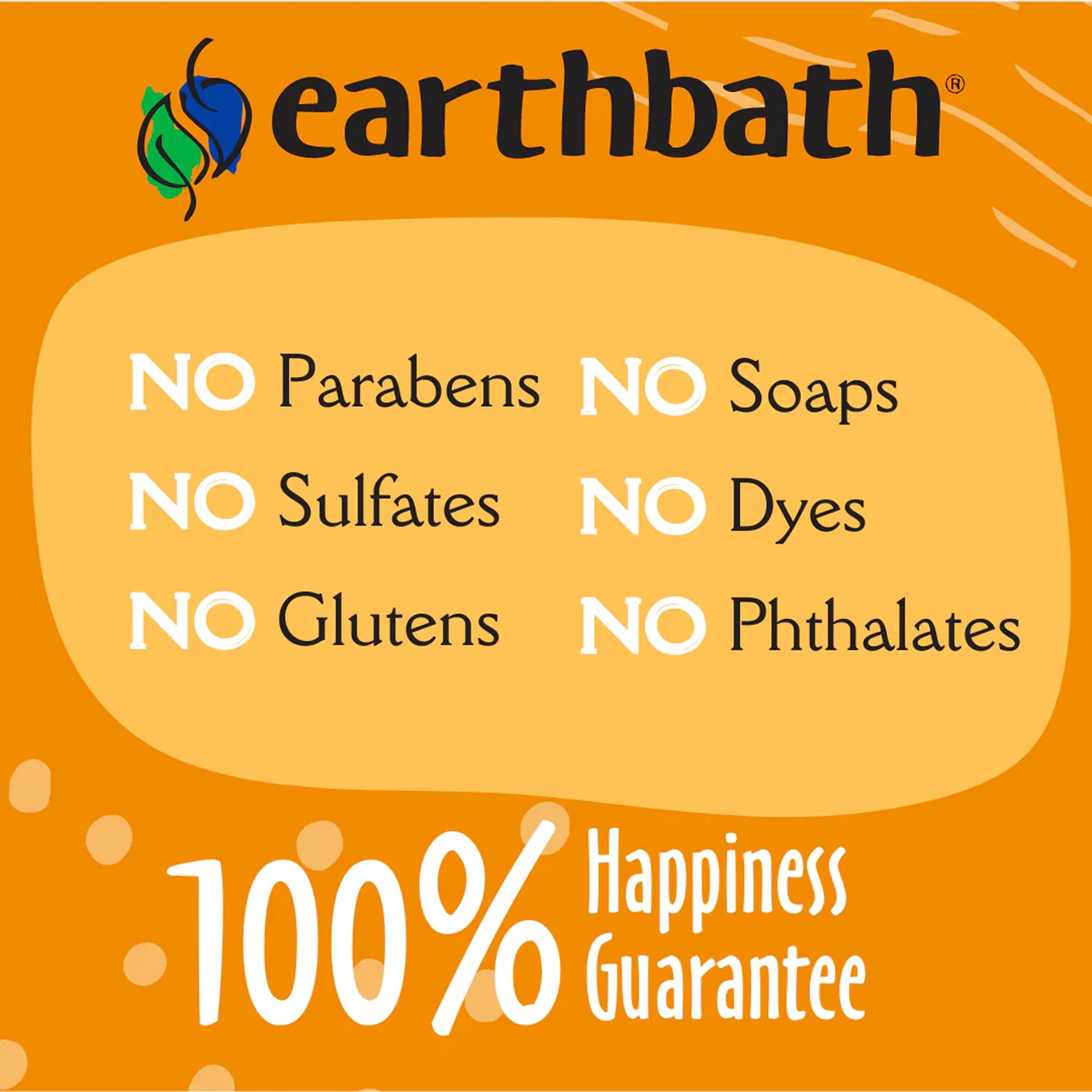 earthbath ingredientes naturales agrupados para cuidado suave
