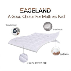 EASELAND textura algodón 300TC visible, aporta frescura y absorción