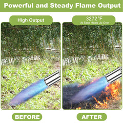 EASITALY close-up of refractory steel tip showing durable construction and heat resilience