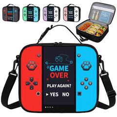 Easozoom lonchera frontal con diseño gamer y colores llamativos
