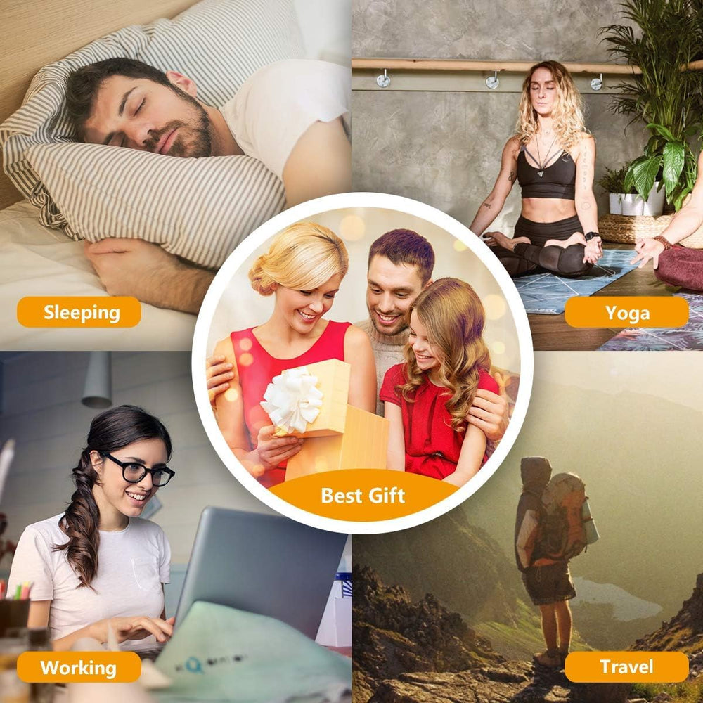 Easysleep en uso sobre mesita junto a una cama promoviendo sueño