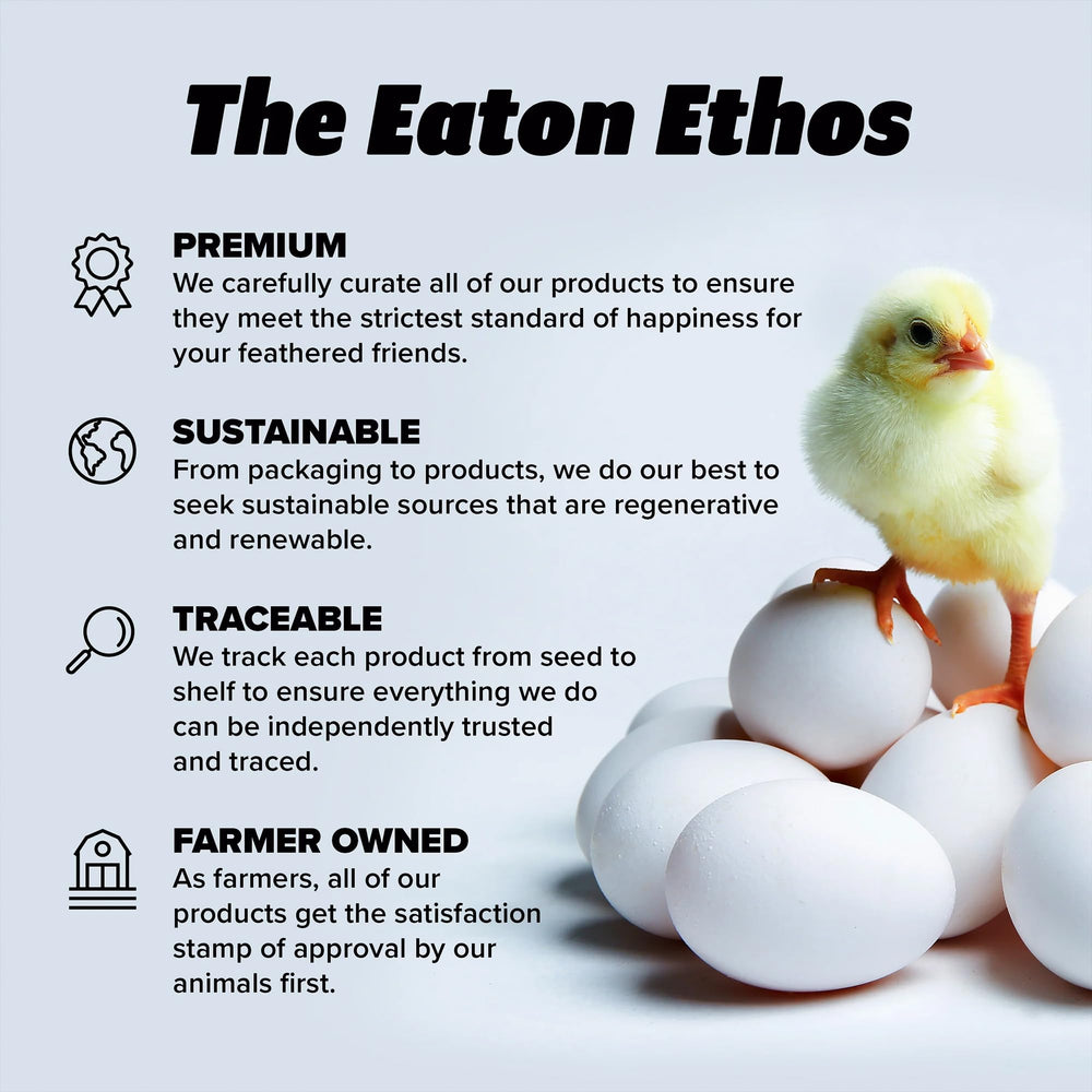 Eaton Pet and Pasture hand-packed open box showing care and quality control benefit