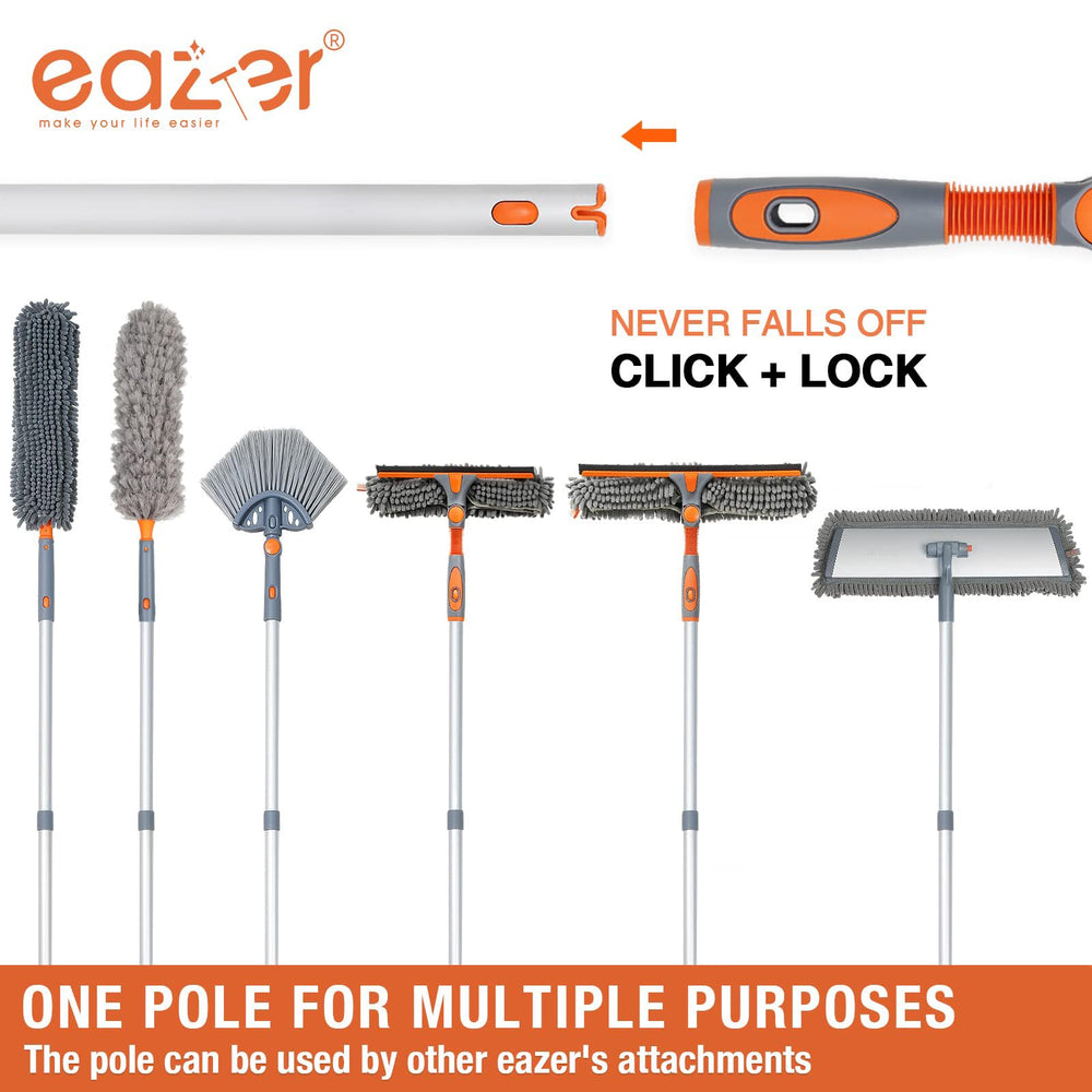eazer escenario doméstico con kit limpiando una puerta de vidrio