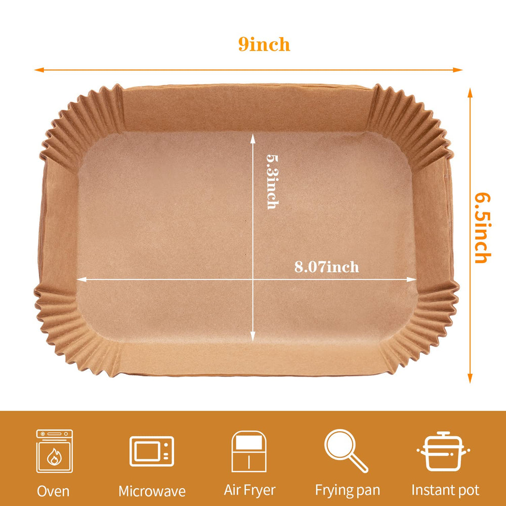 Ecfvtp funda comparada con cesta Ninja mostrando dimensiones y encaje