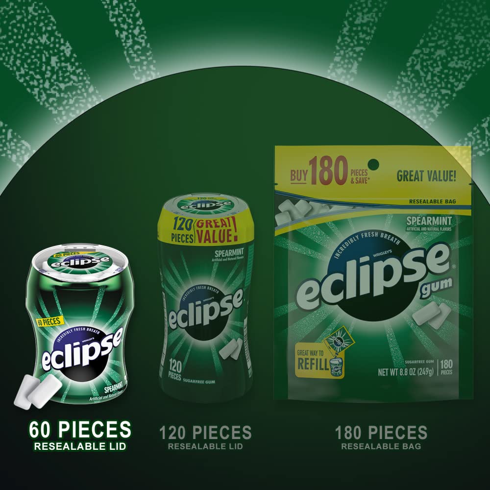 ECLIPSE bote abierto con chicles accesibles y práctico diseño