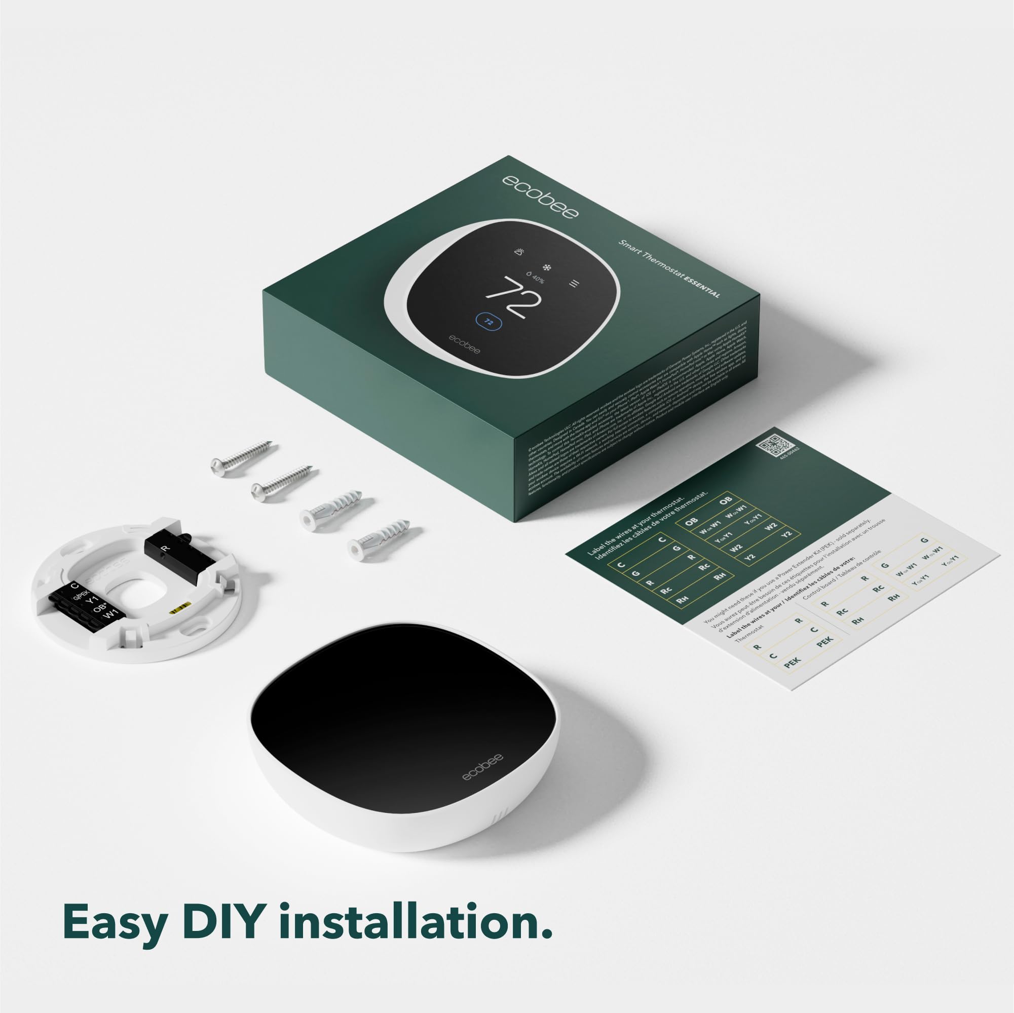 ecobee app en smartphone control remoto y monitorización de energía