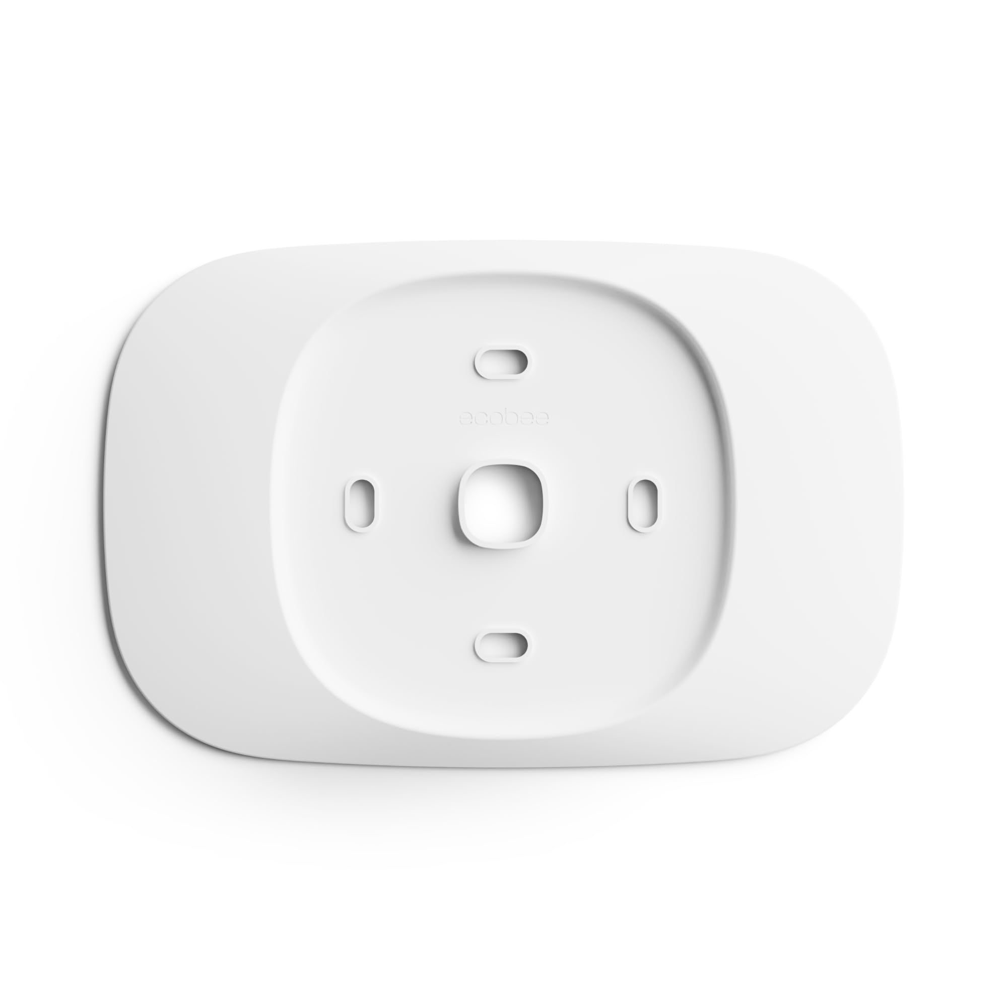 ecobee trim plate frontal mostrando ajuste limpio y beneficio estético