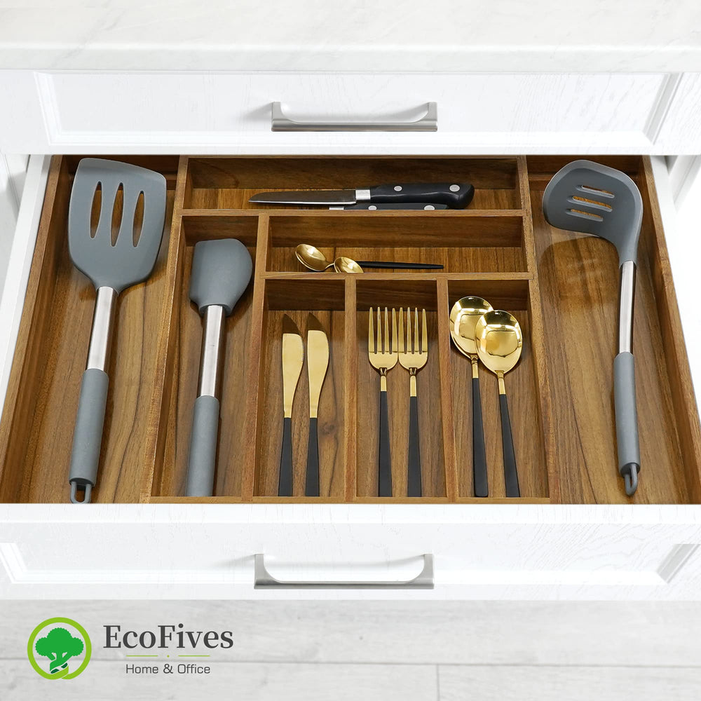 EcoFives detalle del mecanismo expansible lateral que adapta el organizador al cajón