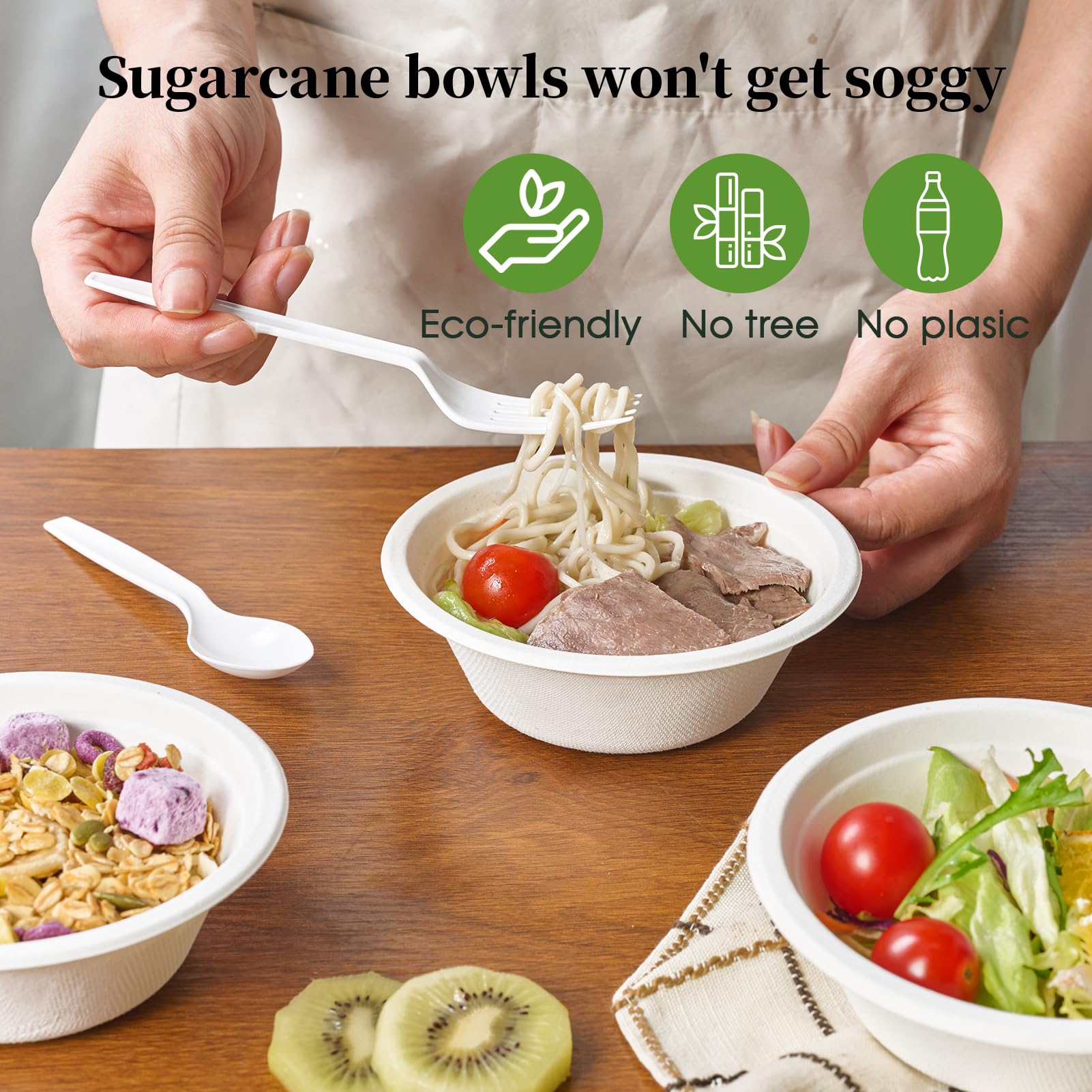 ECOLipak pila de varios boles para visualizar capacidad y preparación para eventos